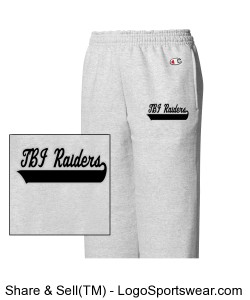 TBI Raiders sweatpants Design Zoom